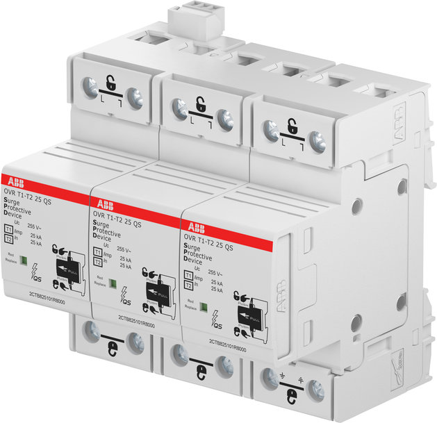 Les parafoudres OVR d’ABB protègent contre les surtensions et la foudre