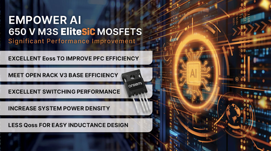 onsemi dévoile une solution d'alimentation complète pour améliorer l'efficacité énergétique des centres de données