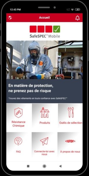 Choisissez la tenue de protection adéquate avec la nouvelle application DuPont SafeSPEC